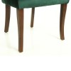 Set of 2 Green Velvet Dining Chairs - Lucille