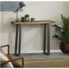 Indian Hub Live Edge Console Table