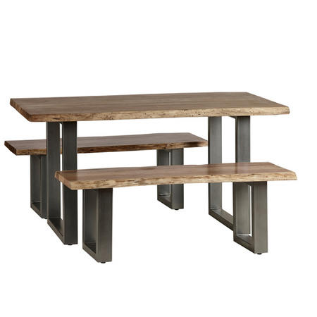 Indian Hub Live Edge Medium Dining Table