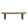 Indian Hub Live Edge Large Dining Bench