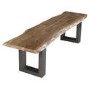 Indian Hub Live Edge Large Dining Bench