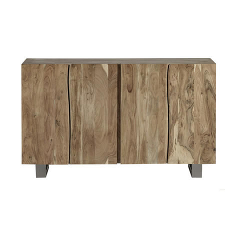 Indian Hub Live Edge Large 4 Door Sideboard