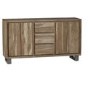 Indian Hub Live Edge Large Sideboard with Doors and Drawers