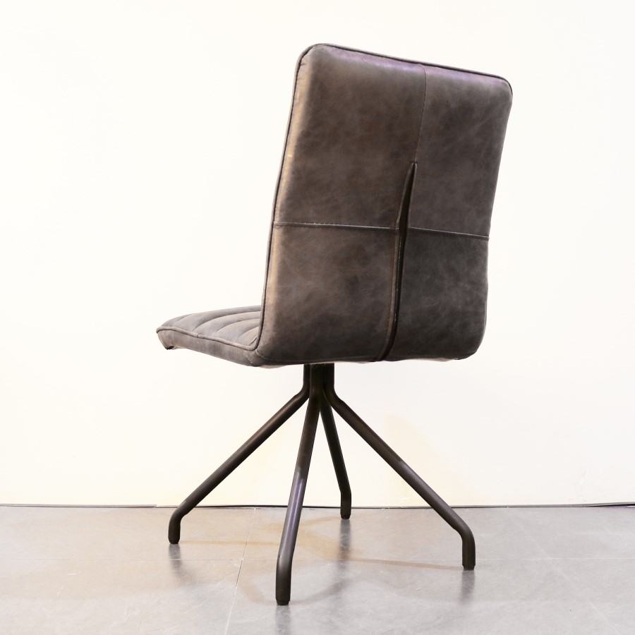Hayden Real Leather Office Chair Black