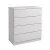 Legato 4 Drawer Chest in Cashmere High Gloss