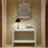 Tiffany White High Gloss LED Console Table 