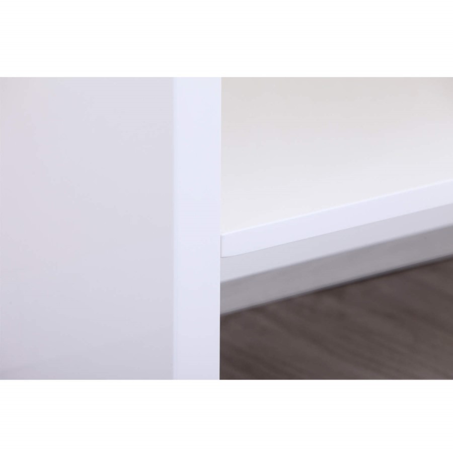 Tiffany White High Gloss LED Console Table 