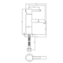Brushed Bronze Cloakroom Basin Mixer Tap - Legend