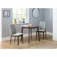 Julian Bowen Set of Lennox Table & 2 Berkeley Chairs