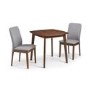 Julian Bowen Set of Lennox Table & 2 Berkeley Chairs