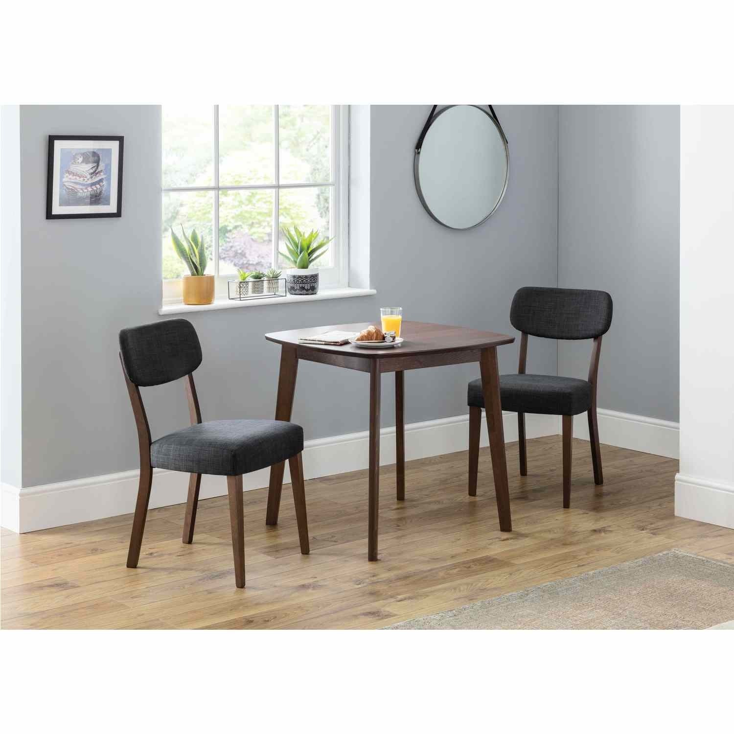 Julian Bowen Set of Lennox Table & 2 Farringdon Chairs
