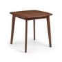 Julian Bowen Set of Lennox Table & 2 Kari Black Chairs