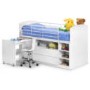 Julian Bowen Leo Mid-Sleeper in White