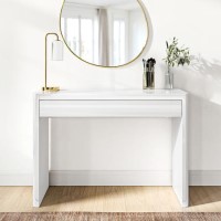 GRADE A1 - Lexi White High Gloss Dressing Table 