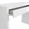 GRADE A1 - Lexi White High Gloss Dressing Table 