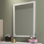 Lexi White High Gloss Wall Mirror