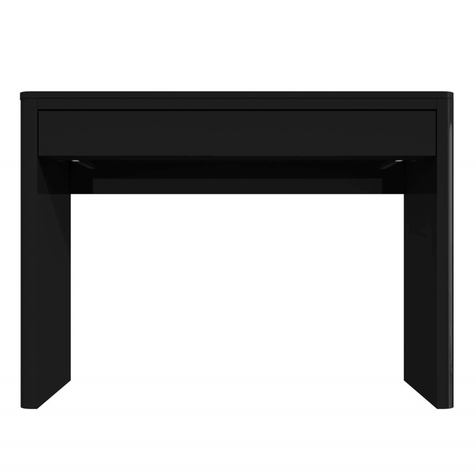 Lexi Black High Gloss Console Table Furniture123