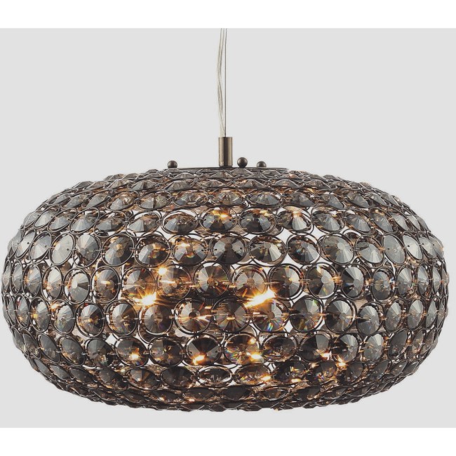 Smoked Glass Medallions Pendant Light - Merle