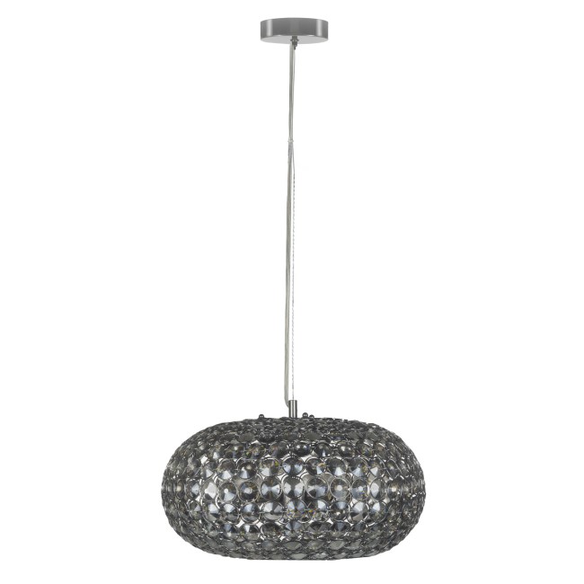 Smoked Glass Medallions Pendant Light - Merle