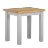 Linden Grey Nest of Tables with Two Tone Oak Top - 2
