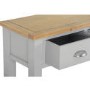 Oak & Grey Narrow Console Table with Drawers - Linden