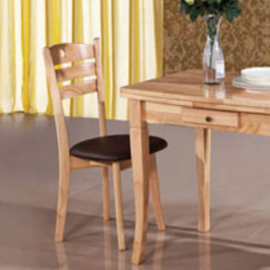 Furniture Link Lisbon Dining Chairs in Natural - 4 Chairs