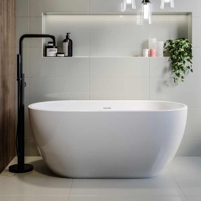 Freestanding Double Ended Bath 1400 x 750mm - Lisbon