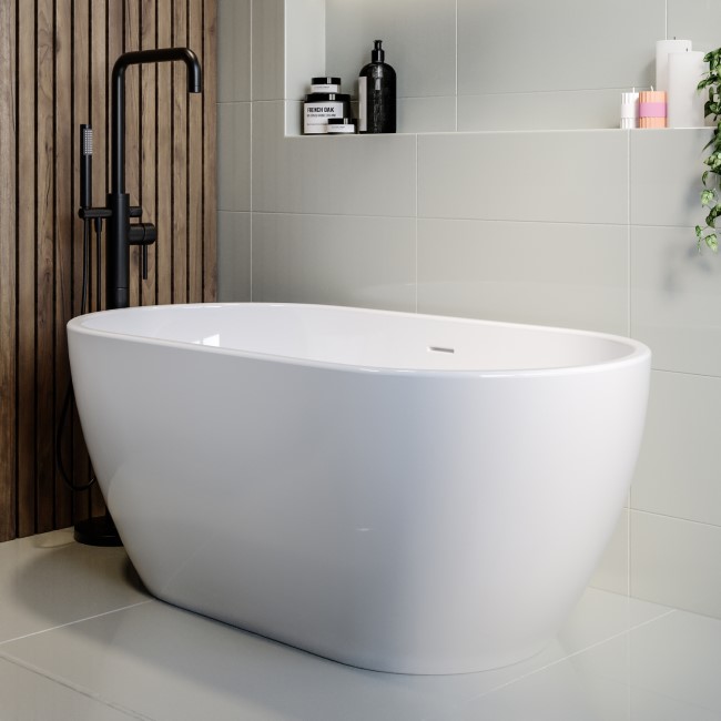 Freestanding Double Ended Bath 1400 x 750mm - Lisbon