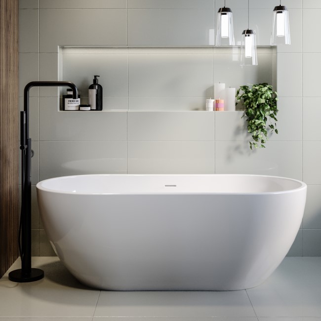 Freestanding Double Ended Bath 1545 x 750mm - Lisbon