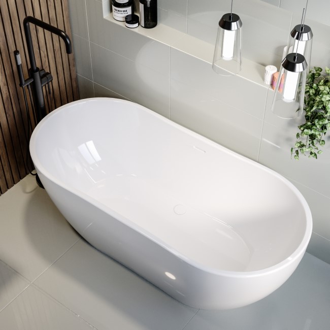 Freestanding Double Ended Bath 1545 x 750mm - Lisbon