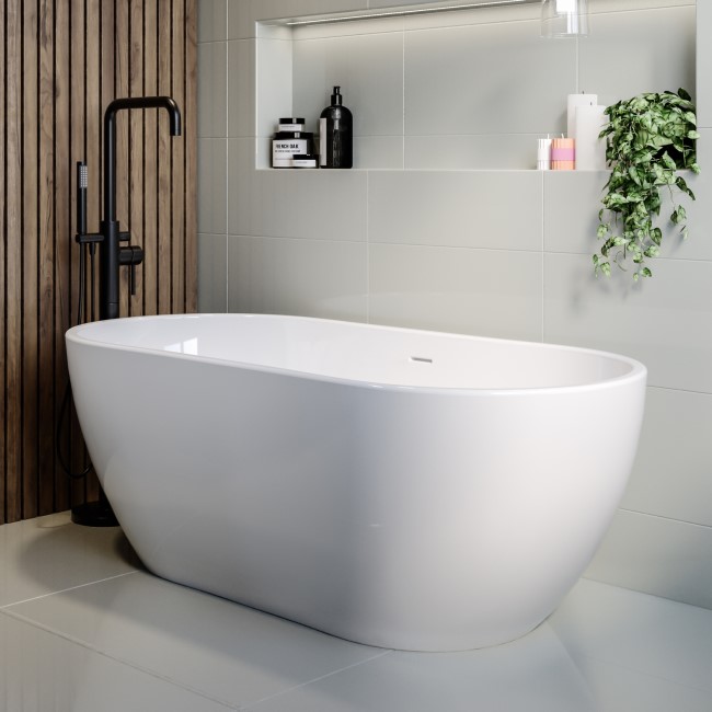 Freestanding Double Ended Bath 1545 x 750mm - Lisbon