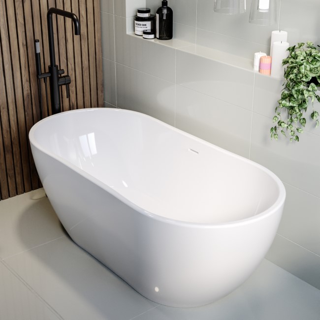 Freestanding Double Ended Bath 1545 x 750mm - Lisbon