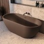 Brown Freestanding Double Ended Bath 1650 x 750mm - Lisbon