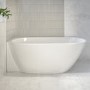 Freestanding Single Ended Left Hand Corner Bath 1650 x 740mm - Lisbon