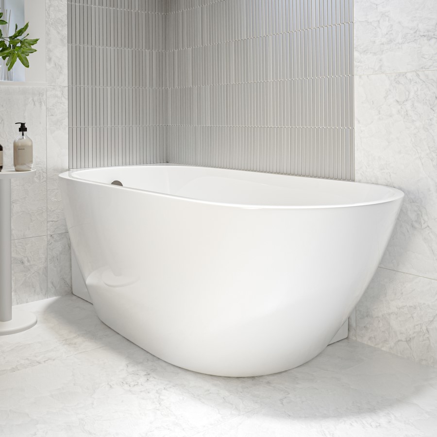 Freestanding Single Ended Left Hand Corner Bath 1650 x 740mm - Lisbon