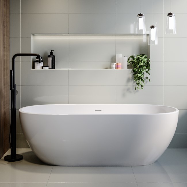 Freestanding Double Ended Bath 1800 x 750mm - Lisbon