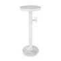 White Round Bath Table 634mm - Lisbon