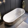 Gold Effect Freestanding Double Ended Bath 1650 x 750mm - Lisbon