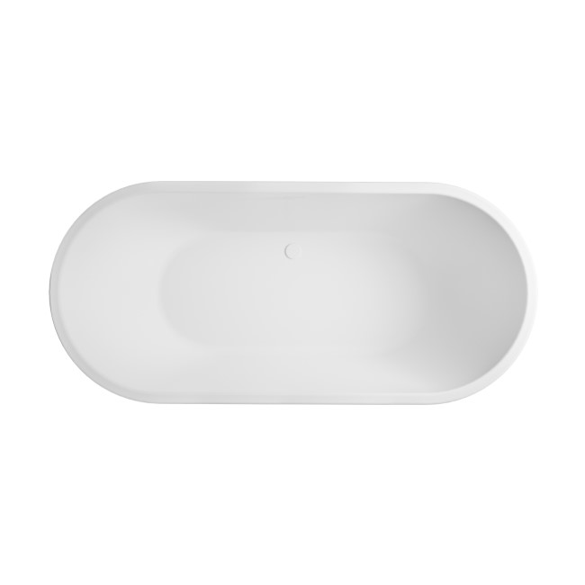 Green Freestanding Double Ended Bath 1650 x 750mm - Lisbon