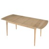 GRADE A1 - 8 Seater Extendable Dining Table in Oak - Ola