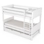 GRADE A1 - Luca Kids Bunk Bed with Pull Out Trundle in White