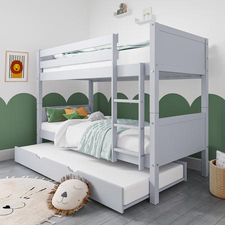 Room Trade Me Bunk Beds Grey Wooden Detachable Bunk Bed With
