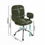 Green Boucle Swivel Office Chair with Arms - Lulu