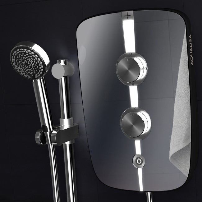 Aqualisa Lumi+ 9.5kW Chrome Electric Shower