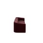 Burgundy Velvet Modular 4-Seater Sofa - Laine  