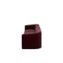 Burgundy Velvet Modular 4-Seater Sofa - Laine  