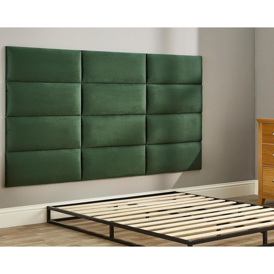 Black Metal Small Double Platform Loft Bed - Aspire