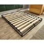 Black Metal Small Double Platform Loft Bed - Aspire