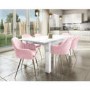 GRADE A2 - Pink Velvet Tub Chairs with Gold Legs - Set of 2 - Logan