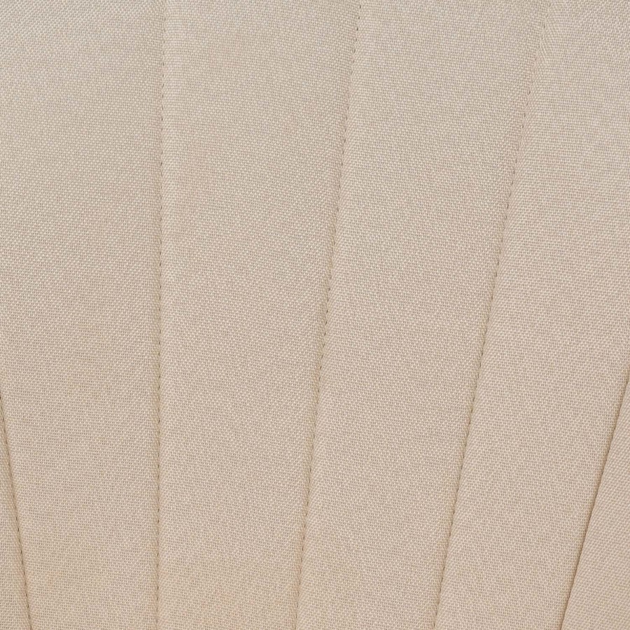 GRADE A2 - Set of 2 Beige Fabric Tub Dining Chairs - Logan